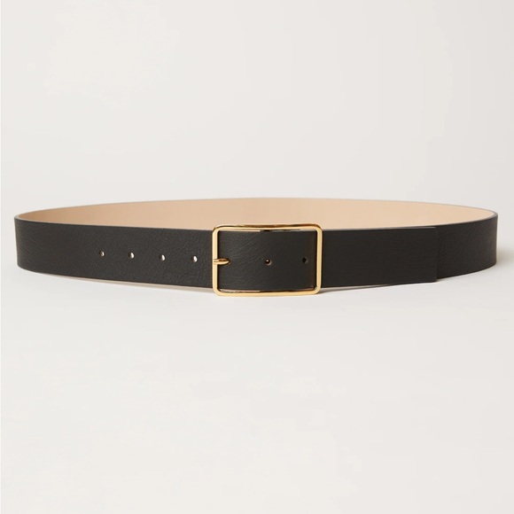 B-Low The Belt Milla Black Leather Gold Buckle Medium - Picture 6 of 8
